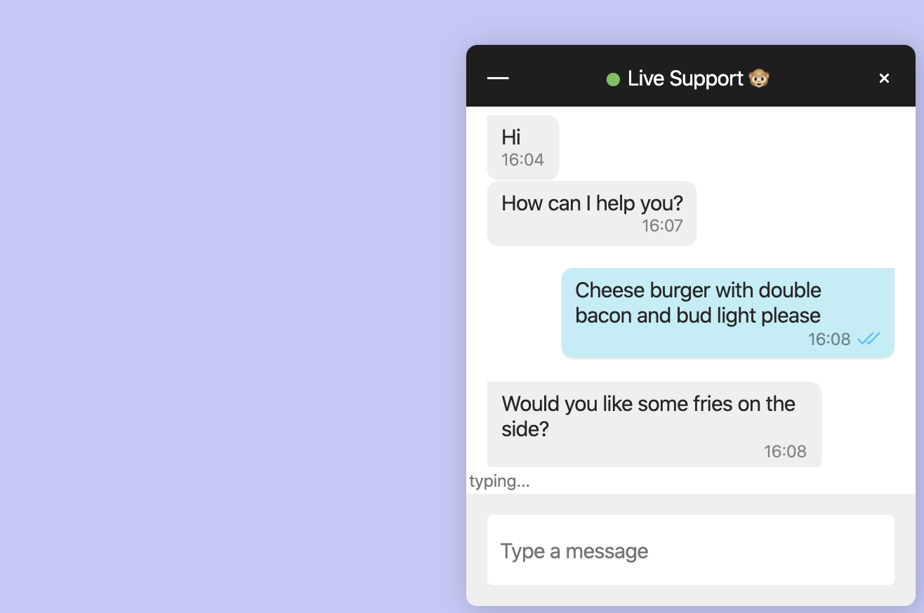 Chat example
